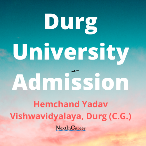 Durg University Admission 2022 Admit Card, Question Papers TRV BLOGS